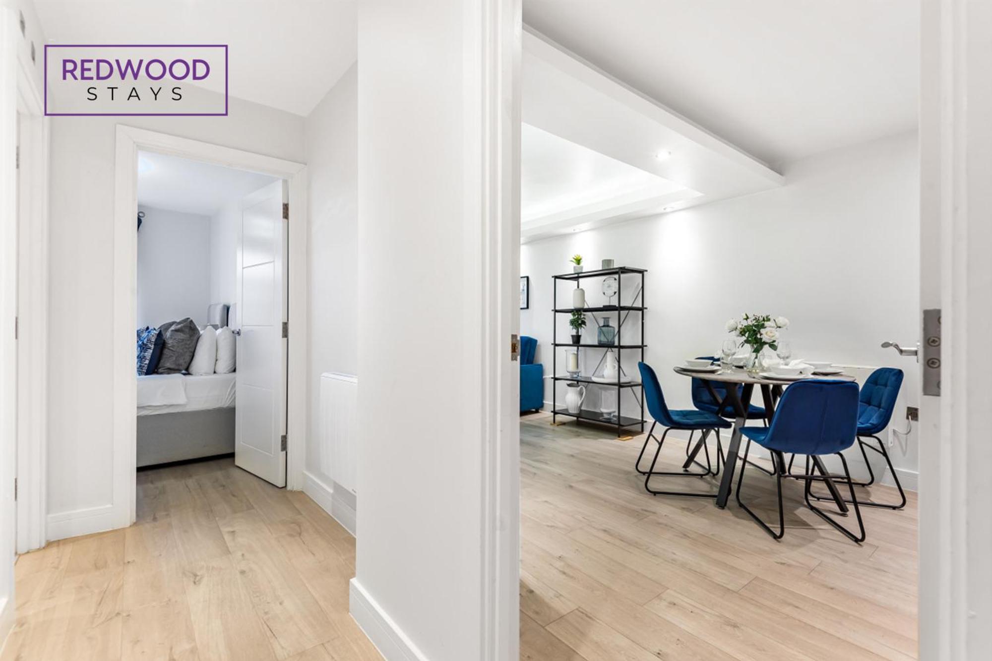 1 Bed 1 Bath Town Center Apartments For Corporates & Contractors, Wifi, Netflix And Parking On Selected Units By Redwood Stays オールダーショット エクステリア 写真